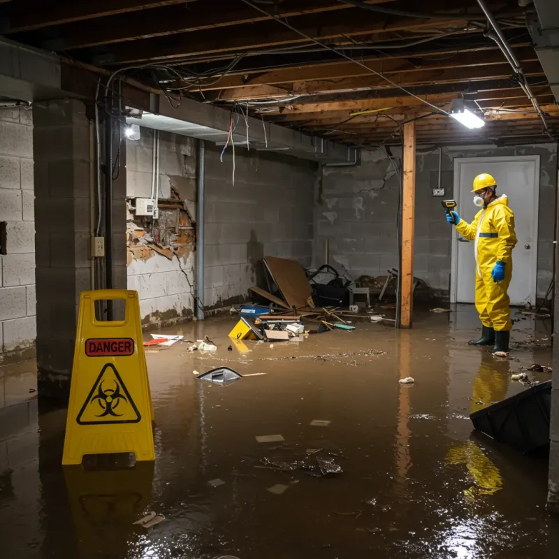Flooded Basement Electrical Hazard in Kailua, HI Property